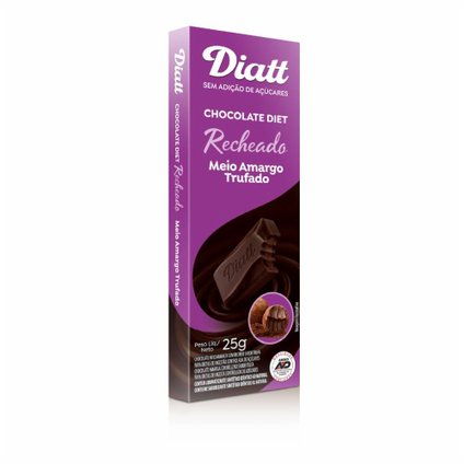 CHOCOLATE DIATT MEIO AMARGO TRUFADO 25G