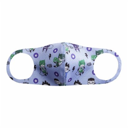 MÁSCARA DE TECIDO NEOPRENE P INFANTIL PANVEL HERÓIS