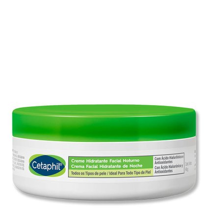 CREME HIDRATANTE FACIAL CETAPHIL NOTURNO TODOS TIPOS DE PELE 48G