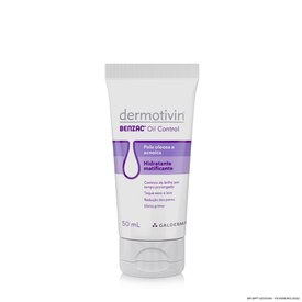 HIDRATANTE MATIFICANTE DERMOTIVIN BENZAC OIL CONTROL PELE OLEOSA A ACNEICA 50ML
