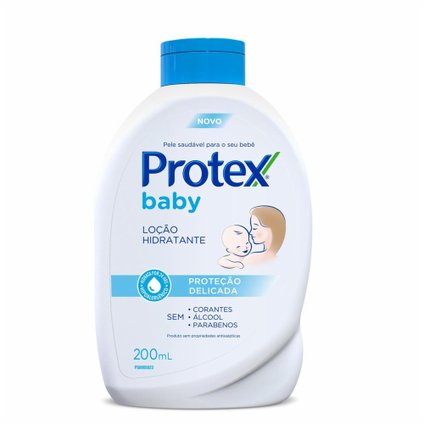 LOÇÃO HIDRATANTE PROTEX BABY PROTEÇÃO DELICADA 200ML