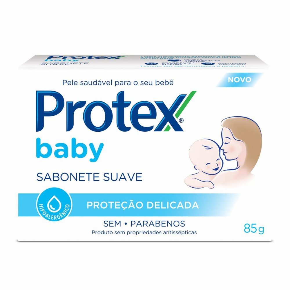 SABONETE EM BARRA PROTEX BABY PROTEÇÃO DELICADA 85G
