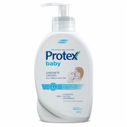 SABONETE LÍQUIDO PROTEX BABY PROTEÇÃO DELICADA 400ML