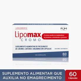 LIPOMAX CROMO 60 CÁPSULAS