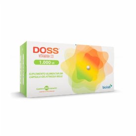 VITAMINA D 1.000UI DOSS D3 90 CÁPSULAS - BIOLAB