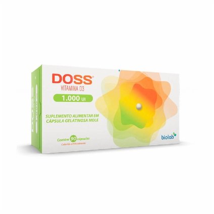 VITAMINA D3 DOSS 1000IU 90 CAPSULAS