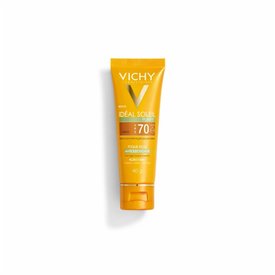 PROTETOR SOLAR VICHY IDEAL SOLEIL PURIFY TOQUE SECO ANTIOLEOSIDADE COR MÉDIA FPS 70 40G