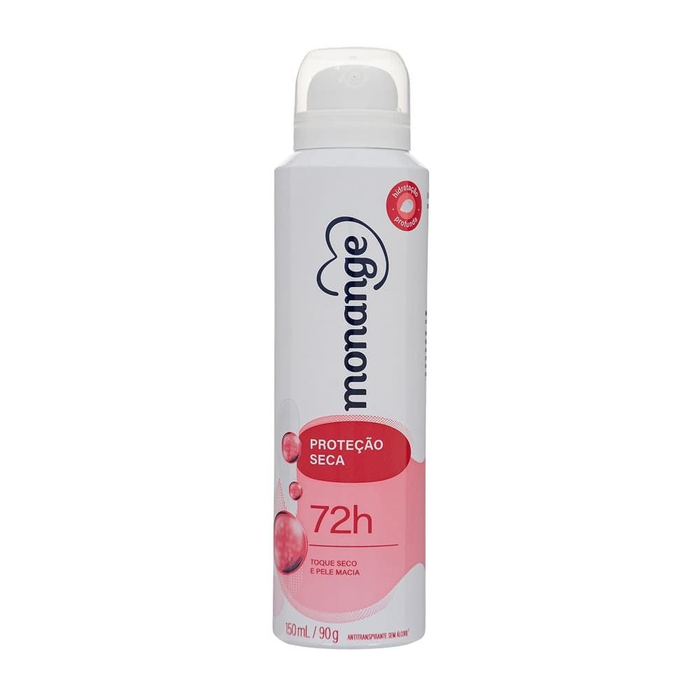 Desodorante Aerosol Monange Protecao Seca 150ml