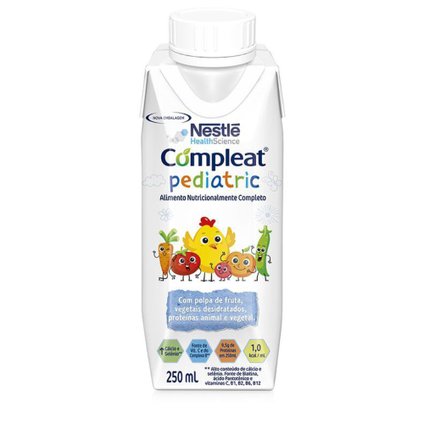 NUTRIÇÃO ENTERAL E ORAL PEDIÁTRICA COMPLEAT PEDIATRIC 250ML