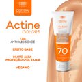 PROTETOR SOLAR ACTINE COLORS TOM 2 MÉDIO FPS70 40G