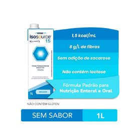 NUTRIÇÃO ENTERAL ISOSOURCE 1.5 SEM SABOR 1L
