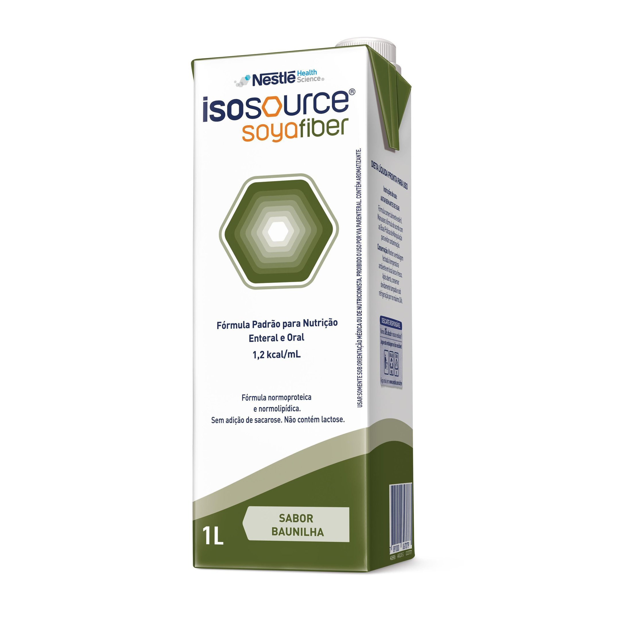 Nutrição Enteral Isosource Soya Fiber Baunilha 1l