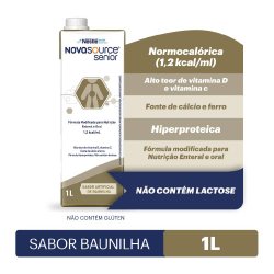 Nutrição Enteral Novasource Senior Baunilha 1l