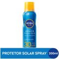 PROTETOR SOLAR SPRAY AEROSOL NIVEA SUN PROTECT & TOQUE SECO FPS30 200ML