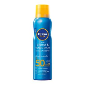PROTETOR SOLAR SPRAY AEROSOL NIVEA SUN PROTECT & TOQUE SECO FPS50 200ML