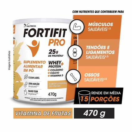 SUPLEMENTO ALIMENTAR FORTIFIT PRO VITAMINA DE FRUTAS 470G