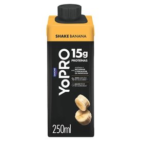 YOPRO BEBIDA LÁCTEA UHT BANANA 15G DE PROTEÍNAS 250ML