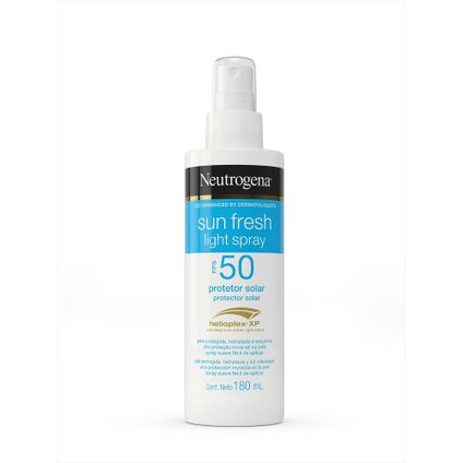 PROTETOR SOLAR NEUTROGENA SUN FRESH LIGHT SPRAY FPS50 180ML