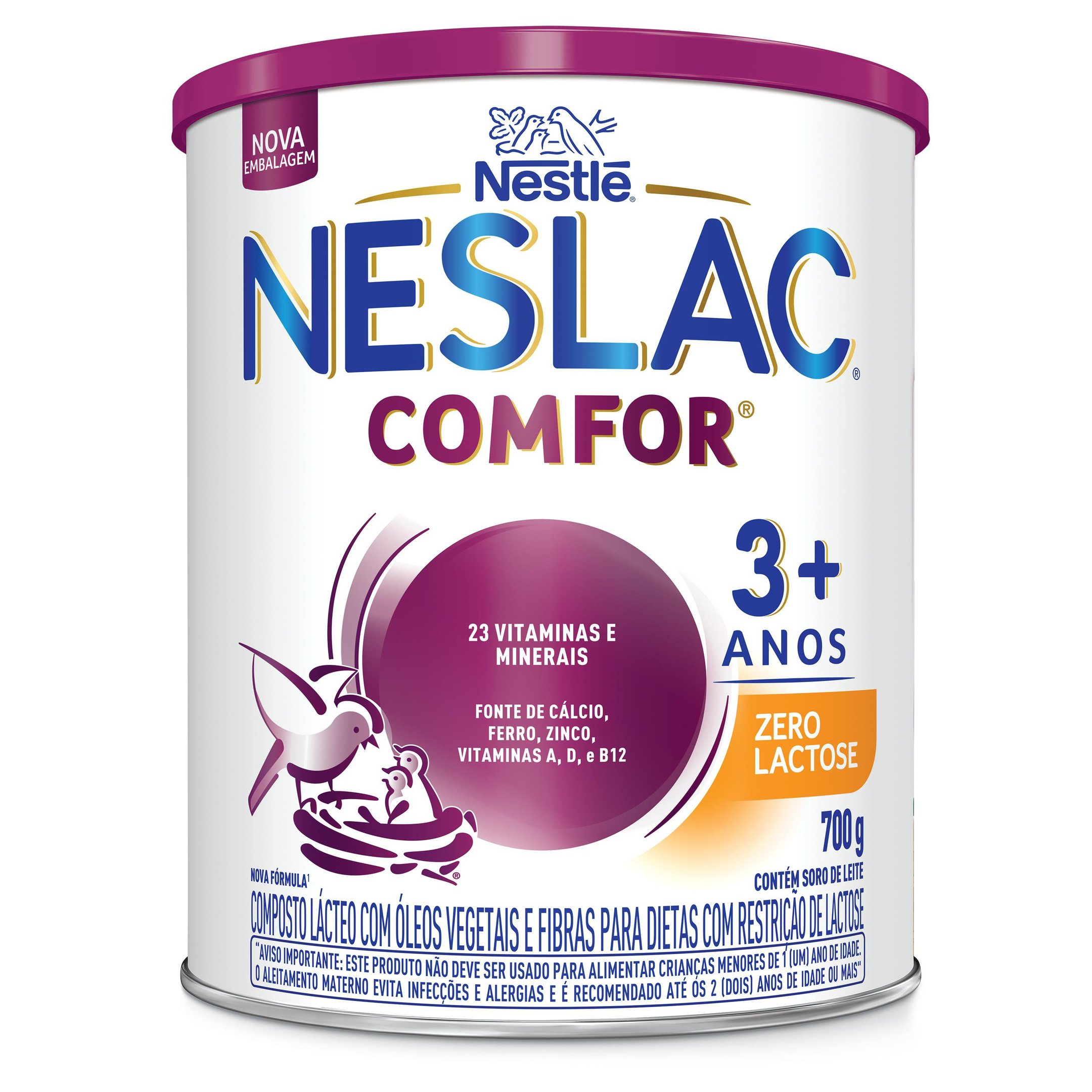 Composto Lácteo Neslac Comfor Zero Lactose 700g