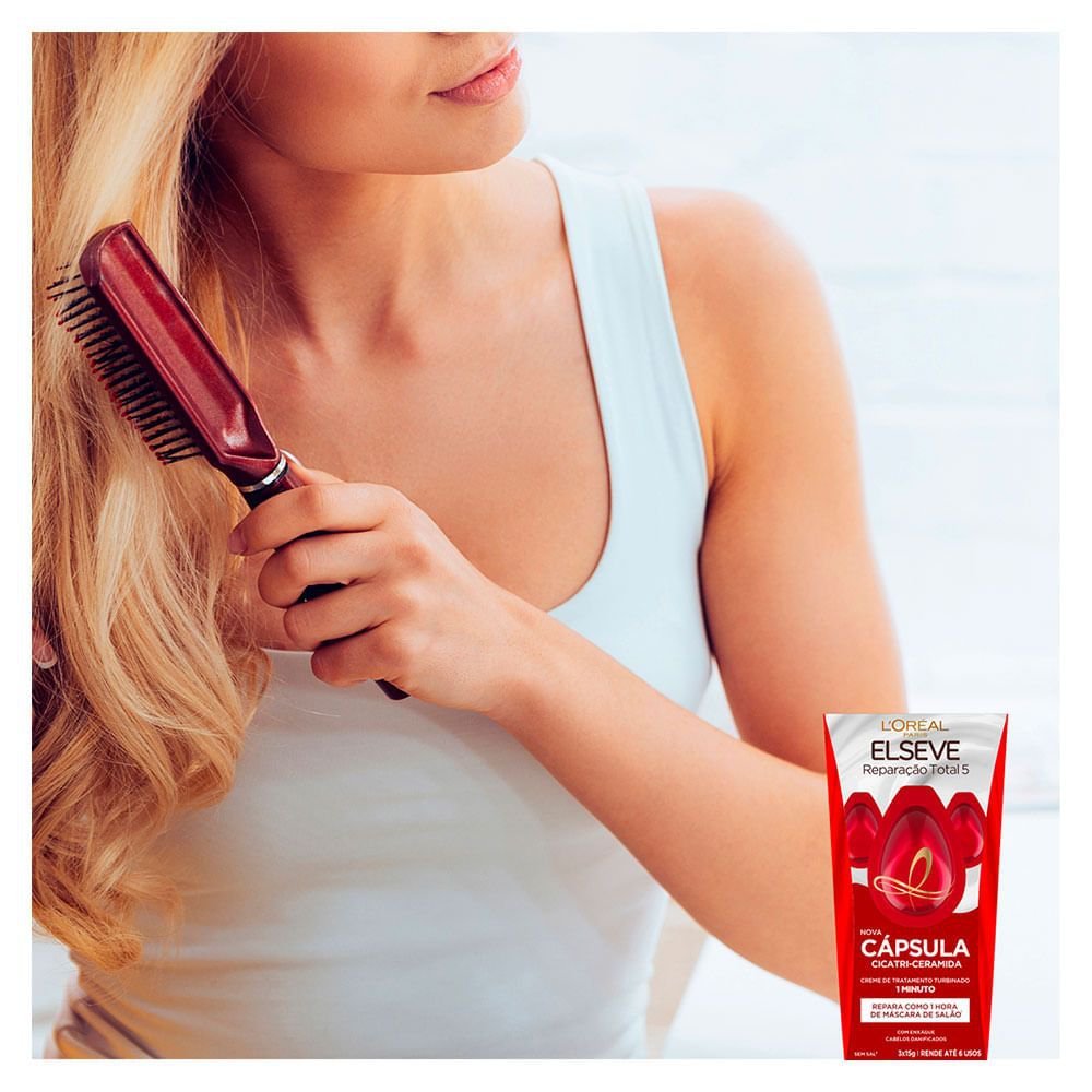 CÁPSULA DE TRATAMENTO L'ORÉAL PARIS ELSEVE REPARAÇÃO TOTAL 5 15G