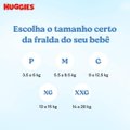 FRALDA HUGGIES RÁPIDA ABSORÇÃO MEGA P COM 46 UNIDADES