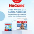 FRALDA HUGGIES RÁPIDA ABSORÇÃO MEGA M COM 42 UNIDADES