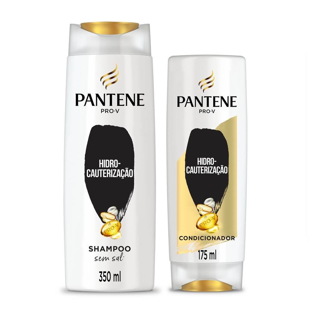 Kit Pantene Hidro-cauterização Shampoo 350ml + Condicionador 175ml
