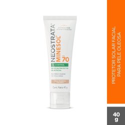 Protetor Solar Facial Minesol Oil Control Pele Médio Claro Fps70 40g