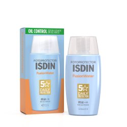 Protetor Solar Facial Isdin Fusion Water Sem Cor Fps60 50ml