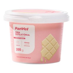 Cera Depilatória Para Microondas Panvel Essencial Chocolate Branco 200g
