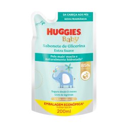 Sabonete Líquido Infantil Huggies Extra Suave 200ml - Refil