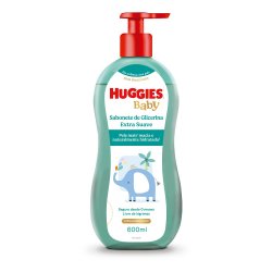 Sabonete Líquido Infantil Huggies Extra Suave Para Bebê 600ml