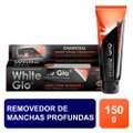 CREME DENTAL WHITE GLO CARVAO 150G + ESCOVA DENTAL