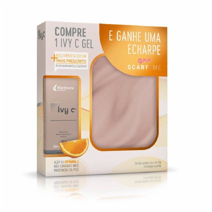 KIT IVY C GEL ANTI-IDADE  30G + 1 ECHARPE SCARF ME