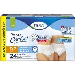 Roupa Íntima Tena Pants Confort P/m 24 Unidades