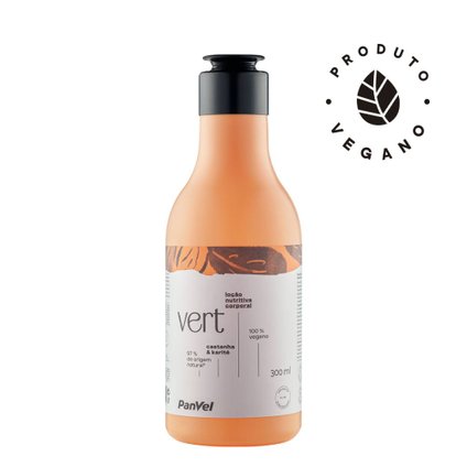 LOÇÃO HIDRATANTE CORPORAL PANVEL VERT CASTANHA E KARITÉ 300ML
