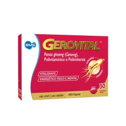 Polivitamínico Gerovital 30 Cápsulas Em Gel