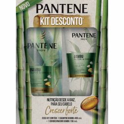Kit Pantene Bambu Shampoo 400ml + Condicionador 175ml