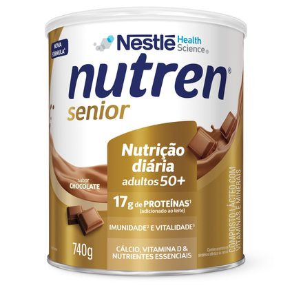 COMPLEMENTO ALIMENTAR NUTREN SENIOR CHOCOLATE 740G