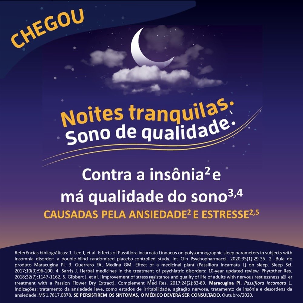 MARACUGINA PI NOITE 20 COMPRIMIDOS