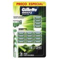 CARGA PARA APARELHO DE BARBEAR GILLETTE MACH3 SENSITIVE COM 16 UNIDADES