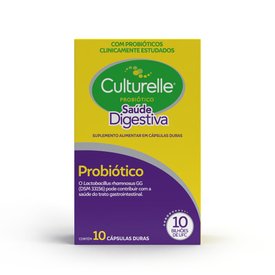 CULTURELLE SAÚDE DIGESTIVA PROBIÓTICO 10 CÁPSULAS