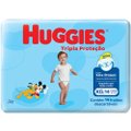 FRALDA HUGGIES TRIPLA PROTEÇÃO JUMBINHO XG COM 14 UNIDADES