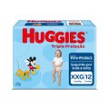 FRALDA HUGGIES TRIPLA PROTEÇÃO JUMBINHO XXG COM 12 UNIDADES