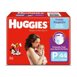 Fralda Huggies Supreme Care Mega Roupinha P Com 44 Unidades