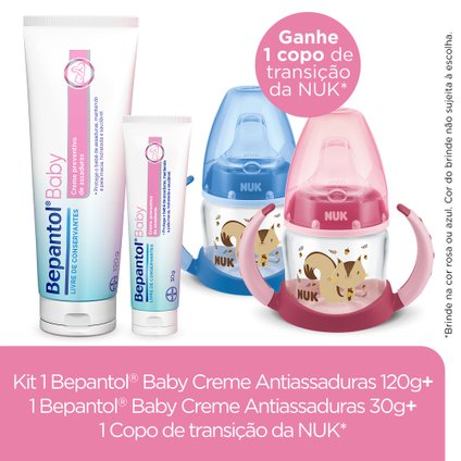 KIT CHÁ DE BEBÊ BEPANTOL BABY GRÁTIS COPO NUK SORTIDO
