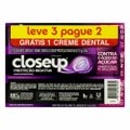 CREME DENTAL CLOSEUP PROTEÇÃO BIOATIVA CONTRA O ÁCIDO DO AÇÚCAR LEVE 3 PAGUE 2 70G