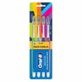 KIT ESCOVA DENTAL ORAL-B INDICATOR COLOR COLLECTION - 4 UNIDADES