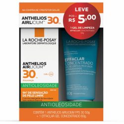 Kit Protetor Solar La Roche Posay Anthelios Airlicium Fps30 50g + Effaclar Concentrado 60g