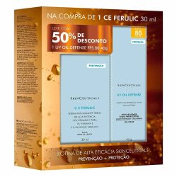 Kit Skinceuticals Ce Ferulic 30ml + Uv Oil Defense Sem Cor